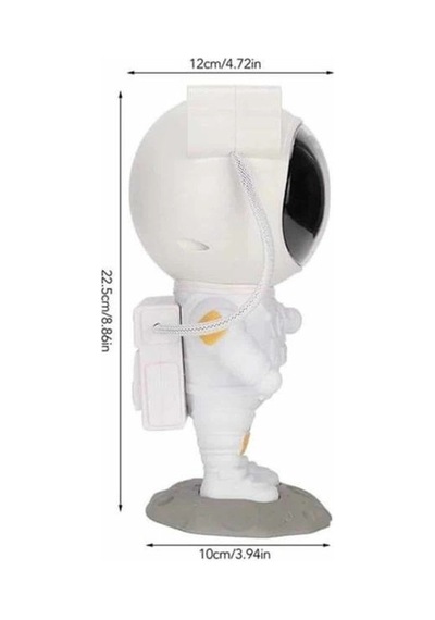 Hubrendy Tekno Projeksiyon Astronot Lamba Speaker Sevimli Astronot Bluetooth Hoparlör