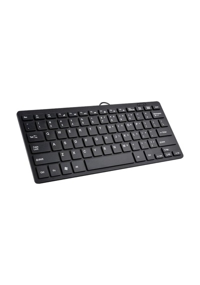 Yeni Siyah İnce Klavye Usb Bilgisayar Mini Klavye Kablosuz Değil Pc