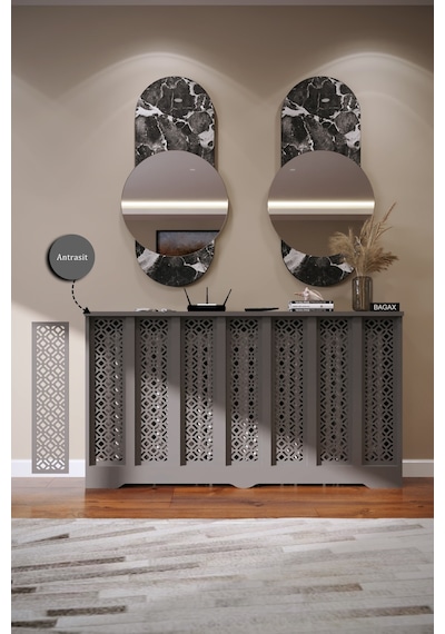 Dekoratif Petek Kaplama Modern Kalorifer Peteği Gizleme Ünitesi 11 Desen 9 Renk İç Ölçü 136 Cm Dış Ölçü 140 Cm Petek 136 Antrasit D4 Dekoratif Petek Kaplama Modern Kalorifer Peteği Gizleme Ünitesi 11 Desen 9 Renk İç Ölçü 136 Cm Dış Ölçü 140 Cm Petek 136 Antrasit D4