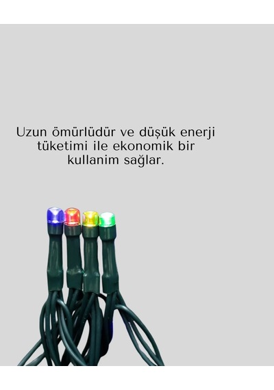 Lexroo 2x2 M Pilli Perde Led Işık 8 Modlu Dekoratif Prizsiz Taşın Diğer