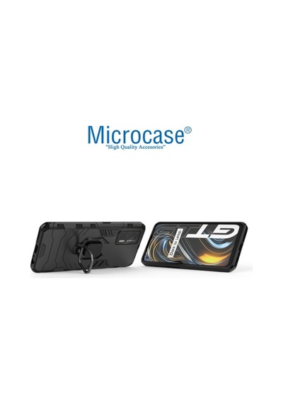 Microcase Realme Gt 5G Batman Yüzüklü Armor Kilif - Siyah 538236247
