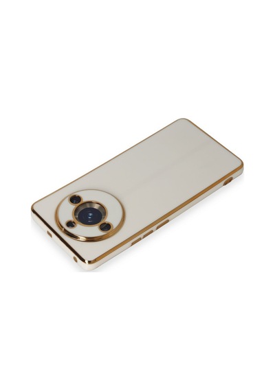 Realme 11 Pro Uyumlu Kılıf Volet Silikon - Beyaz