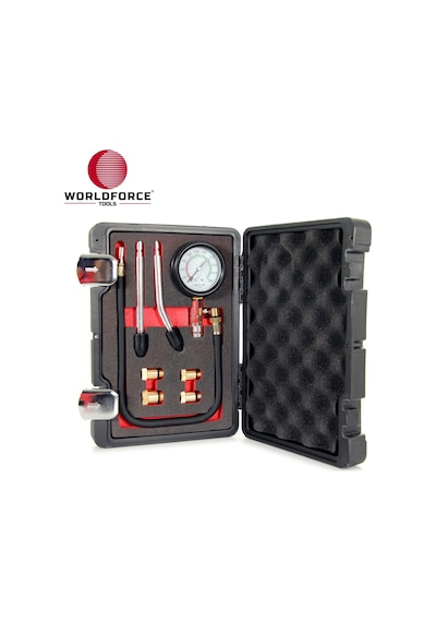 Worldforce Profesyonel Kompresyon Test Kiti 0-20 Bar Benzinli-Lpg