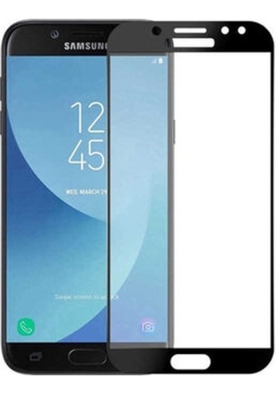 Samsung Galaxy J7 Prime İle Uyumlu Şeffaf Ekranı Tam Kaplayan 5d Cam Kırılmaz Cam Ekran Koruyucu