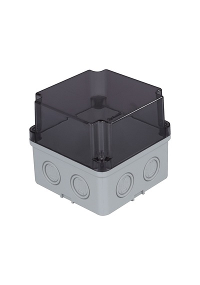 Tp Elektrik 110x110x100 8 Çıkışlı - Derin - Şeffaf - Vidalı Kap
