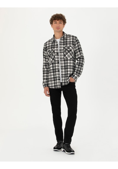 Pierre Cardin Erkek Siyah Gömlek Desenli 50274651-vr046 Siyah