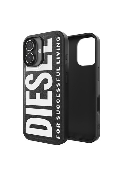 Diesel Apple iPhone 17 Uyumlu Magsafe Destekli Core Kalıplı Kılıf - Siyah/beyaz