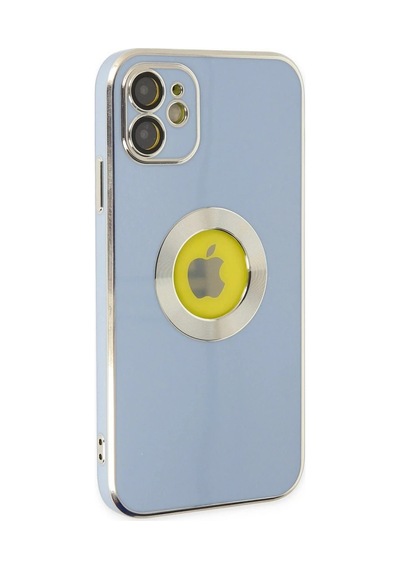 Apple Uyumlu iPhone 12 Kılıf Store Silikon - Sierra Blue 0.2M-Çok Renkli