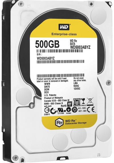 WD Caviar Black WD5003ABYZ RE SATA 500 GB 7200 RPM 3.5'' HDD