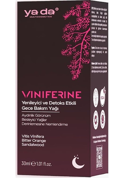 Lexroo Viniferine Yenileyici Ve Etkili Gece Bakım Yağı 30ml