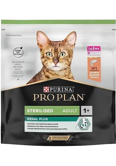 Pro Plan Sterilised Salmon & Tuna Kısırlaştırılmış Kuru Kedi Maması 400 Gr 4 Adet