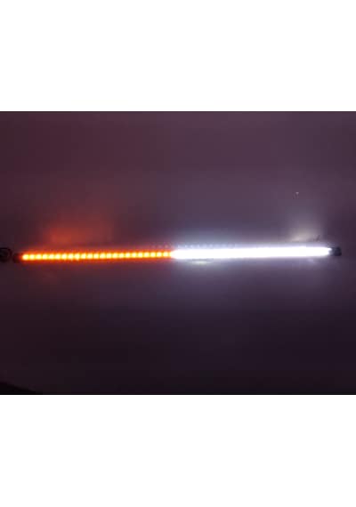 Off Road Çakarlı Led Koyu Turuncu-beyaz Çift Renk 24 Modlu Kumand