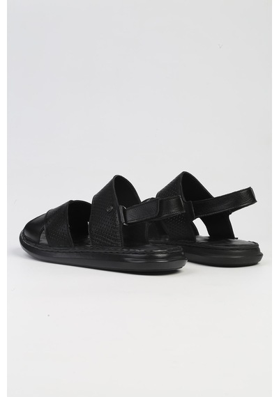 Pierre Cardin Pc-5124-3892 Siyah-erkek Sandalet Siyah