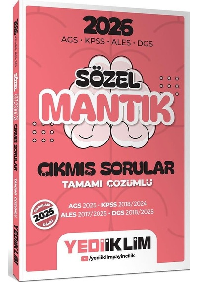 Yediiklim 2026 Tüm Adaylar İçin Paragraf-problemler-sayısal-sözel Mantık Çıkmış Sorular Seti 4 Kitap