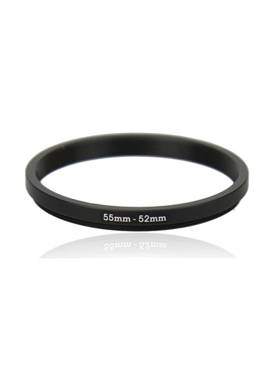 55Mm-52Mm Dönüştürücü Step Down Halka Adaptör 55-52 Mm