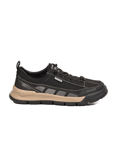 Voyager Siyah Nefes Alan Memory Foam Erkek Günlük Spor Ayakkabı Hafif Fileli Sneaker E332 M