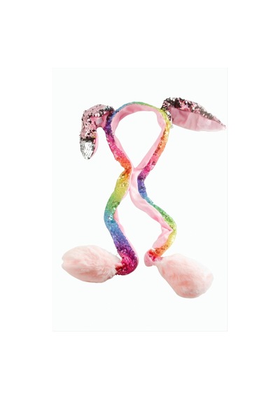 Peluş Hareketli Işıklı Tavşan Taç Pembe