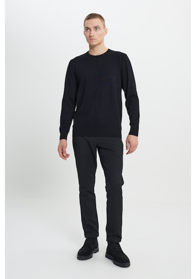 AC&Co / Altınyıldız Classics Erkek Sıyah Standart Fit Normal Kesim Bisiklet Yaka Triko Kazak Siyah AC&Co / Altınyıldız Classics Erkek Sıyah Standart Fit Normal Kesim Bisiklet Yaka Triko Kazak Siyah