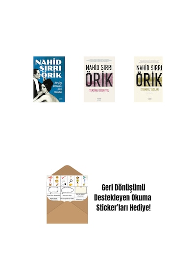 Her Şey Bitmeden, Gece Olmadan + Tersine Giden Yol + İstanbul Yazıları + Okuma Sticker'ları