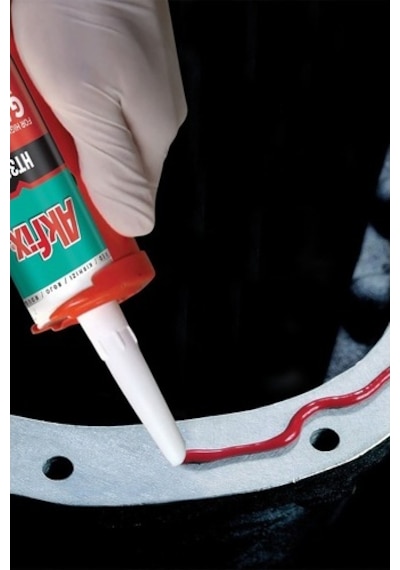 Akfix Ht300 Yüksek Isı Silikonu Sıvı Conta 310Ml Kırmızı
