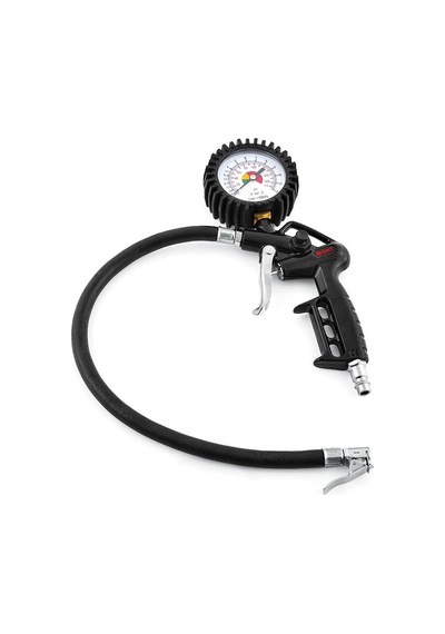 Lastik Şişirme Hava Jakı Basınç Ölçerli 0-220 Psi Analog