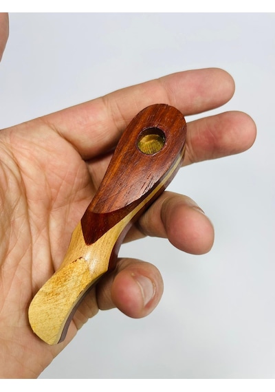Ahşap Bambu Minik Ceplik Pipo //10cm