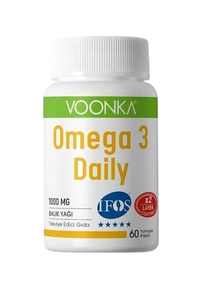 Voonka Omega 3 Daily 1000mg 60 Yumuşak Kapsül