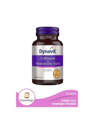 Dynavit Collagen & Hyaluronic Acid 30 Tablet Dynavit Collagen & Hyaluronic Acid 30 Tablet