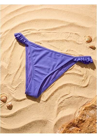 Lcw Dream Lacivert Uv Korumalı Düz Brazilian Bikini Alt