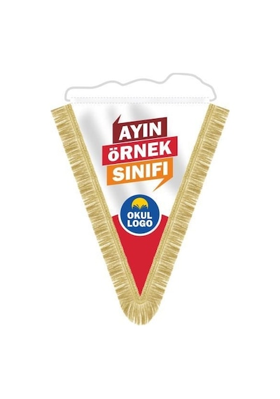 Ayın Örnek Sınıfı Püsküllü Flama 25x35 cm