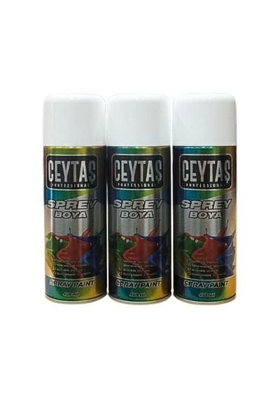 400 Ml Beyaz Sprey Boya Çok Renkli