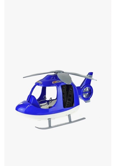 Geniş Kokpit Tasarımlı 45 Cm Polis Helikopteri Manuel Dönen Pervaneli Oyuncak Güvenlik Helikopteri
