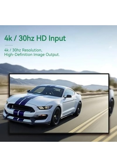4k Usb C 3.0 Type-c Video Capture Görüntü Yakalama Adaptörü Usb 4k 30hz Akış Öğretim Video Konferans Veya Canlı Yayın İçin Oyun Yakalama Kartı Hdmı Aktarma İçin Kullanılmaz
