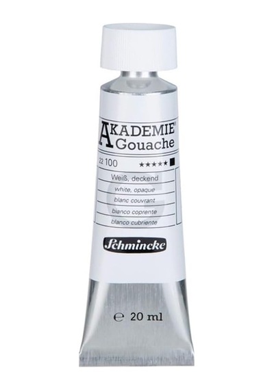 Akademie Guaj Boya 20 Ml 100 White Opaque Tek Renk