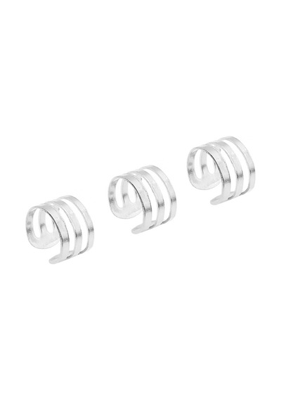 Örgüler Ve Dreadlocks İçin Metal Saç Manşet Halkaları - 100 Adet Saç Takı Klipsleri Silver Type A, Type A