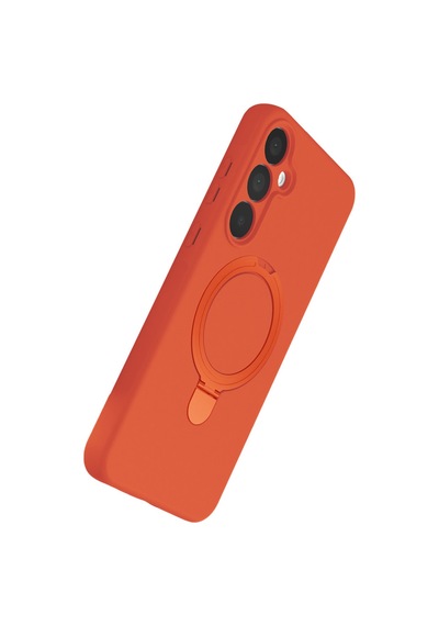 Galaxy A25 5g Regal Magsafe Standlı Kapak - Turuncu