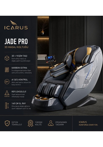 Jade Pro Masaj Koltuğu Gri