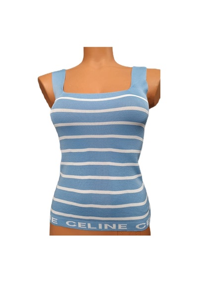 Pazarız Mavi Beyaz Çizgili Kare Yaka Atlet Triko Bluz Crop S / M / L Beden Uyumlu Mavi Beyaz Çizgili Pazarız Mavi Beyaz Çizgili Kare Yaka Atlet Triko Bluz Crop S / M / L Beden Uyumlu Mavi Beyaz Çizgili
