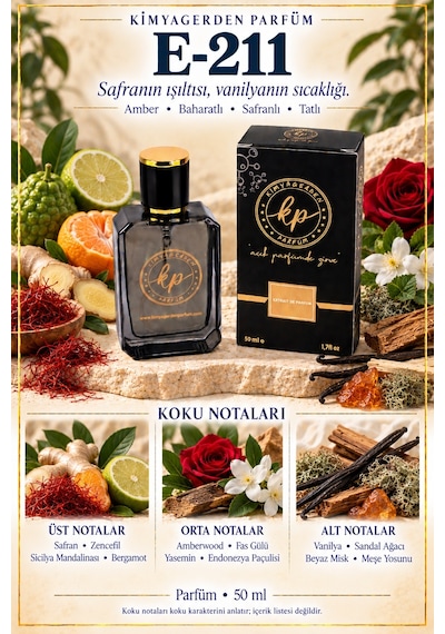 KP E-211 Erkek Parfüm EDP 50 ML
