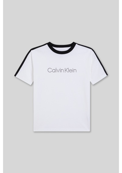 Calvin Klein Erkek Çocuk Beyaz Tişört 2611bk05042
