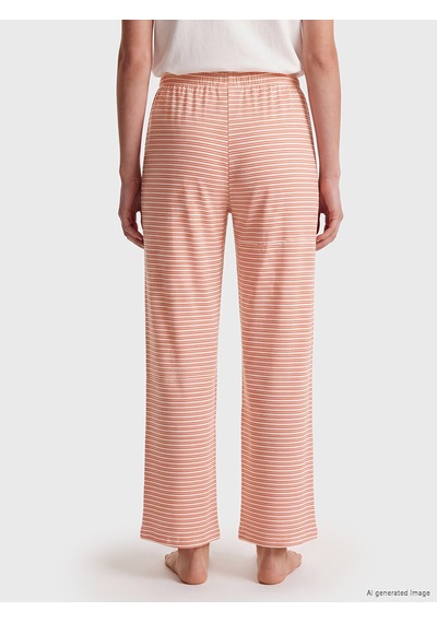 Lcw Dream Kırmızı Çizgili Kadın Pijama Alt