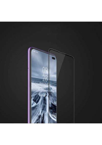 Zore Xiaomi Poco X2 Uyumlu Kenarları Kırılmaya Dayanıklı Cam Ekran Koruyucu