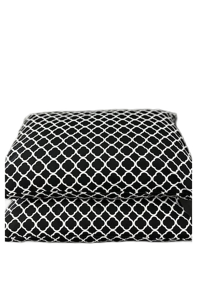 More Home Kapaklı Yastık Kılıfı 2 Adet 50 X 70 Cm Siyah Beyaz Siyah - Beyaz