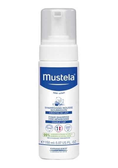 Mustela Yenidoğan Konak Önlemeye Yardımcı Bebek Köpük Şampuan 150 ML