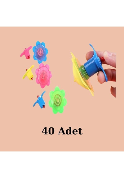 Kurmalı Çiçek Topaç 40 Adet
