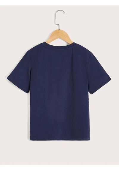 Flood Of Style Erkek Çocuk Lacivert Gezegenler Baskılı Oversize Bisiklet Yaka Tshirt Flood Of Style Erkek Çocuk Lacivert Gezegenler Baskılı Oversize Bisiklet Yaka Tshirt