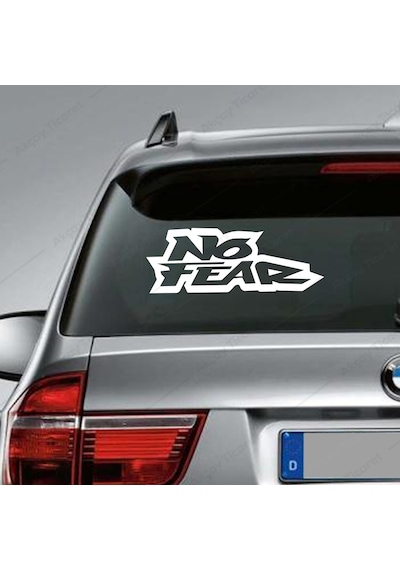 No Fear Sticker Korku Yok Sticker Araba Sticker Oto Sticker