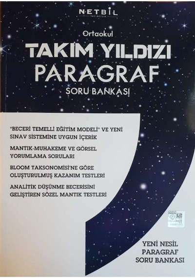 Netbil Bilfen 8.sınıf + Ortaokul Takım Yıldızı Paragraf Soru Bankası - 2021 Lgs Kitapları