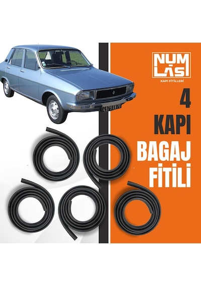 Renault Reno-12 Sedan 4 Kapı + Bagaj Fitili-a Kalite-numlas-nm7357