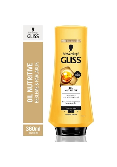 Gliss Oil Nutritive Saç Kremi 360 ML